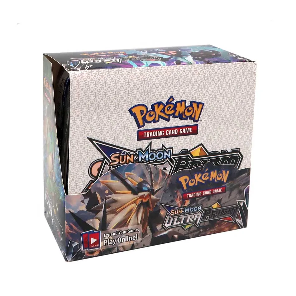 324 шт./коркор. Pokemon TCG солнце и луна ультра Призма 36 упаковок бустер коробка Покемон