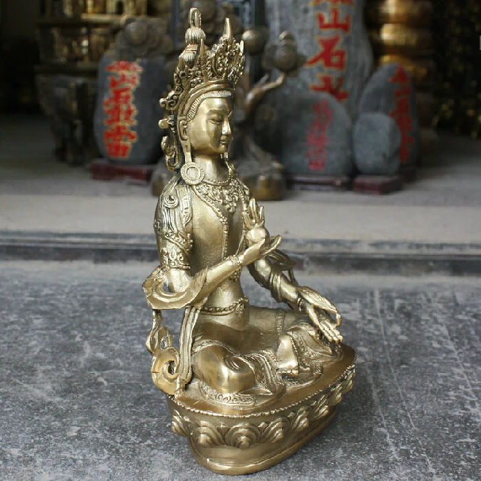 Арт бутик открытие медные украшения decanwang Bodhisattva Tara тантрические предметы