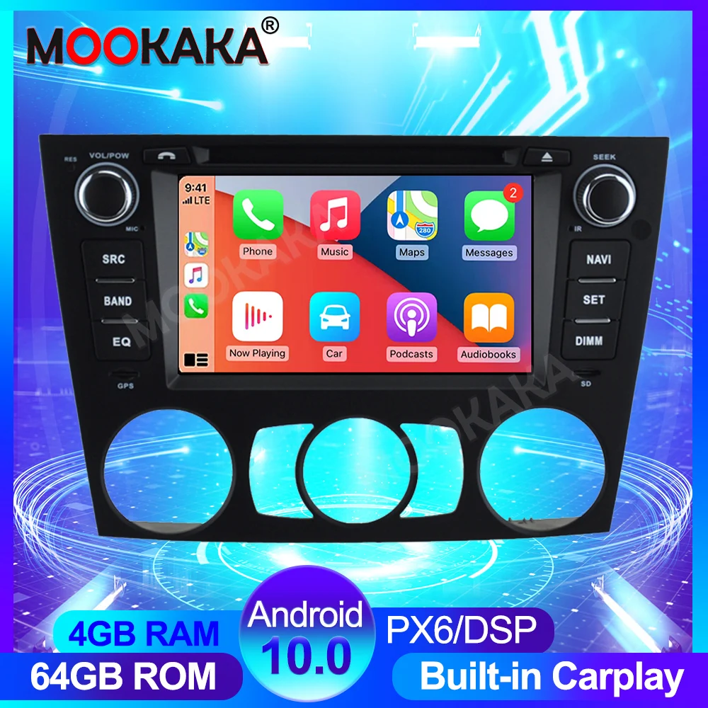 

Android 10 4+64G Car Radio Carplay For BMW E90 E91 E92 E93 2005-2012 Touch Screen Autoradio DSP Multimedia Player GPS Navigation