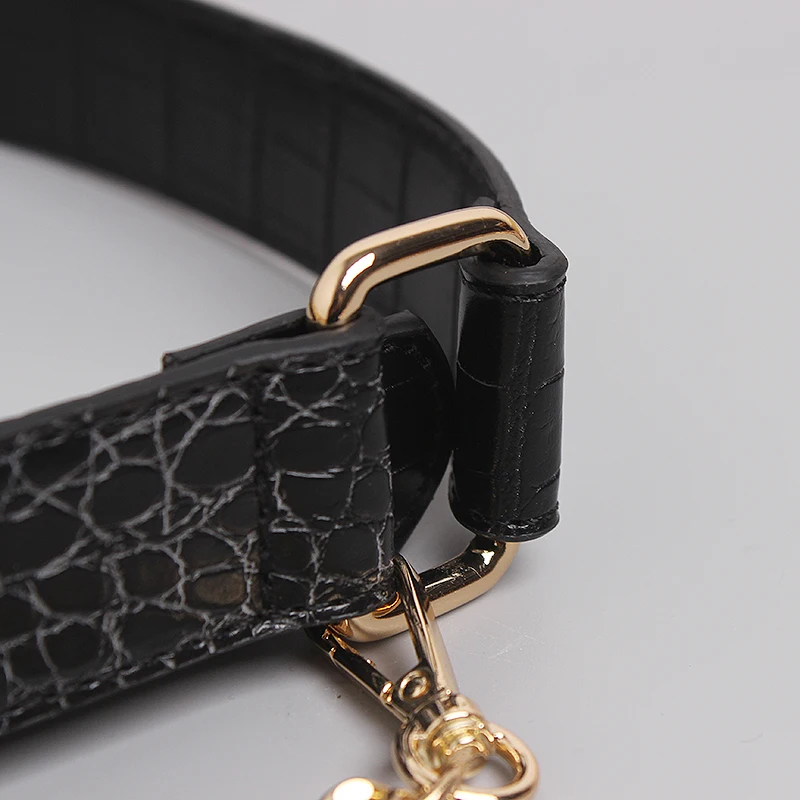 

CHICEVER PU Leather Pearl Female Belt Corset Black Elasitc Wide Belts For Women Dress Cummerbund Korea Fashion Clothes Accessory