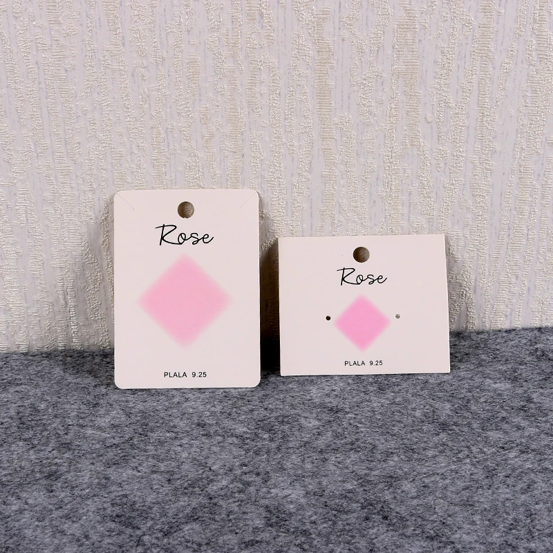 100 шт ювелирных изделий серьги Упаковка карты ожерелье дисплей бумажные 6x5 см 5x7