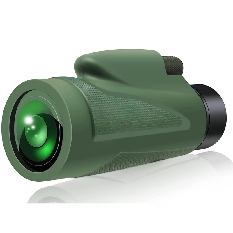 

12X50 HD Monocular Telescope with Quick Smartphone Holder, Waterproof Monocular -BAK4 Prism for Hunting, Bird Watching