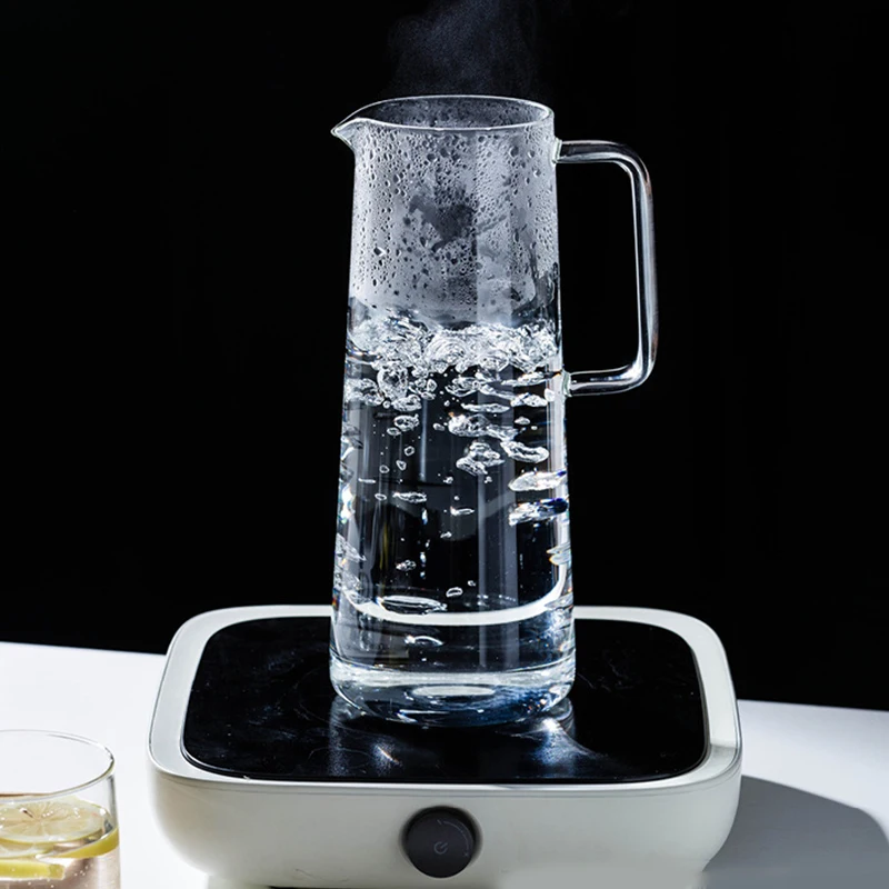 Прозрачная термостойкая бутылка для воды стеклянный чайник большой емкости с