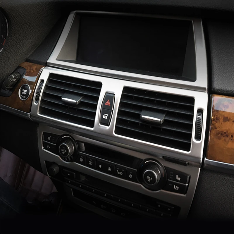 Для BMW X5 X6 E70 e71автомобильный Стайлинг внутренние кнопки панель рамка