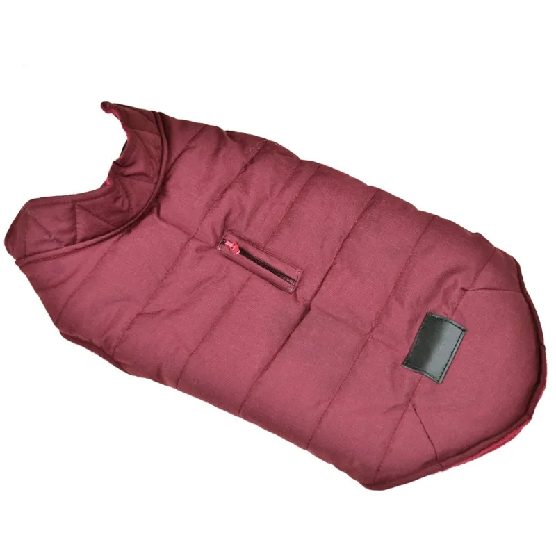 

Dog Autumn Winter Warm Dogs Coat Cotton Padded Magic Stickers Vest Jackets for Small Medium Dogs TY 1