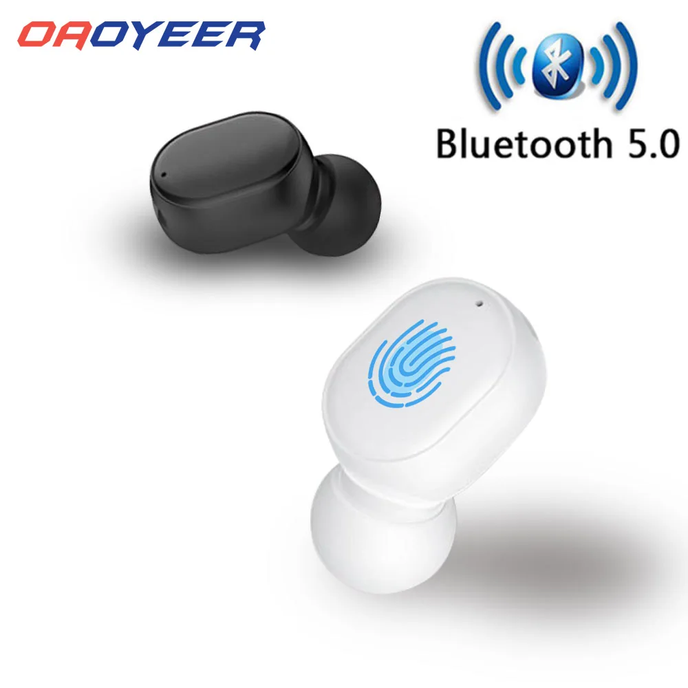 new bluetooth 5 0 earphone mini wireless earphone in ear with mic headset 3d stereo earbuds for samsung huawei xiaomi androidios free global shipping