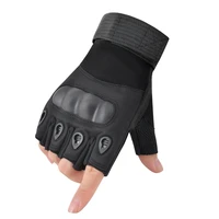 mens tactical fingerless gloves military army paintball airsoft bicycle motocycle combat hard knuckle half finger gloves men