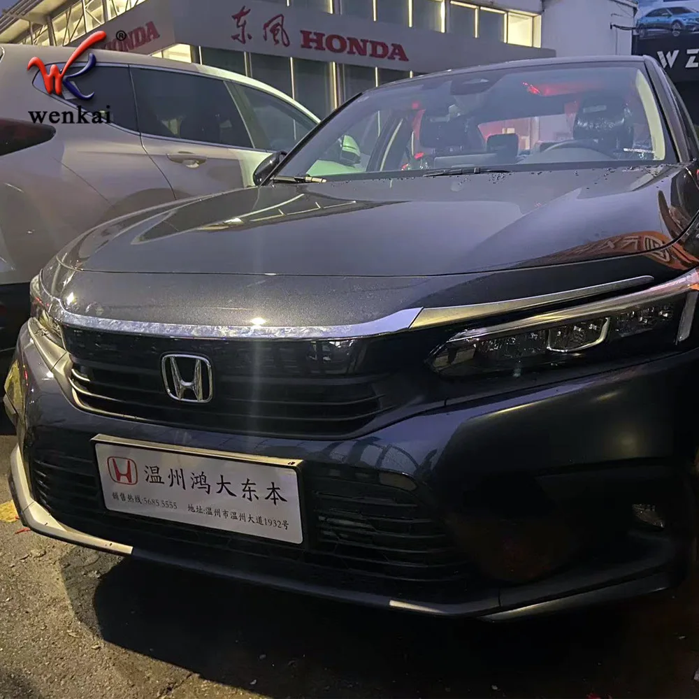 Для 2021 2022 Honda Civic 11 поколения Автомобильная крышка капота двигателя отделка