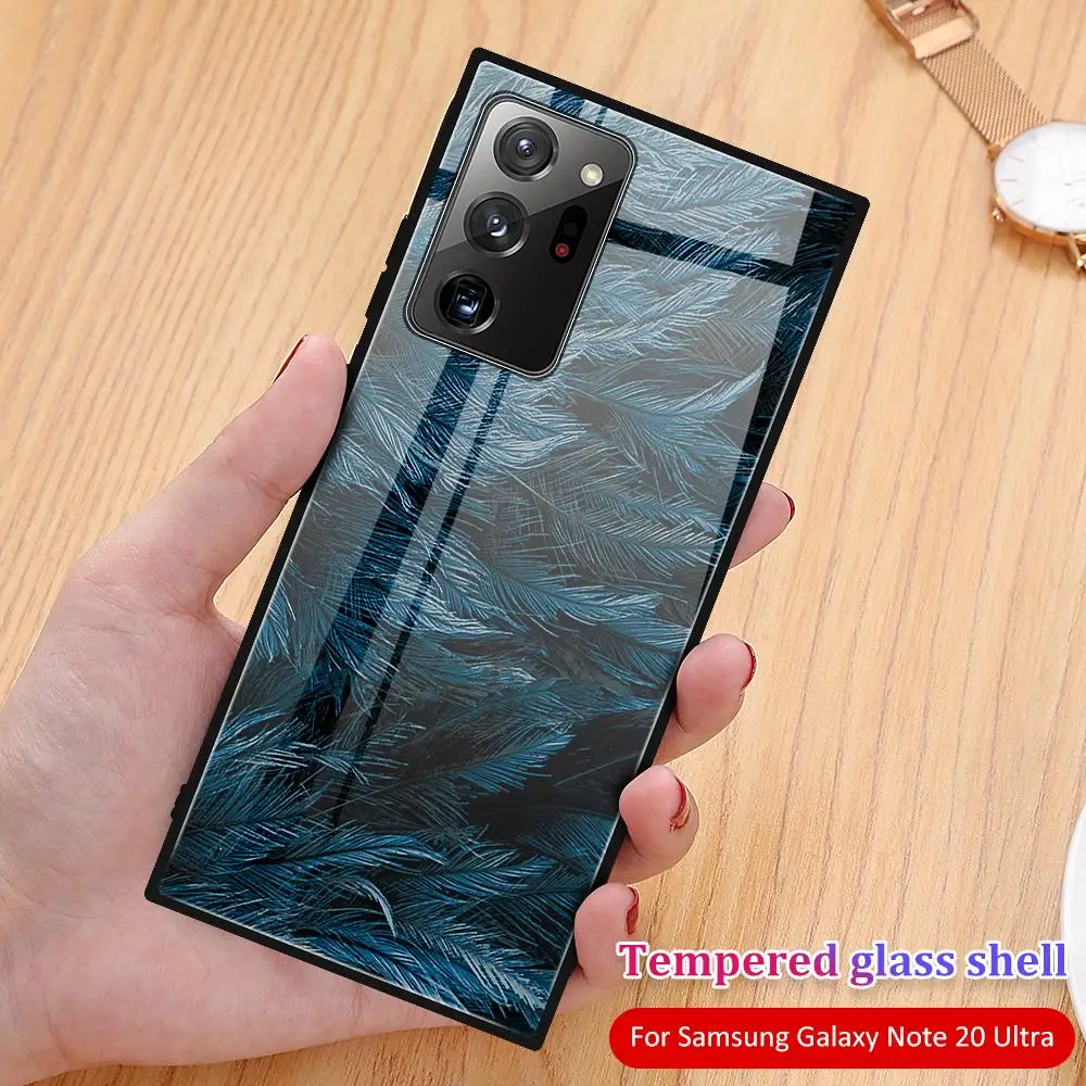Чехол для Samsung Galaxy Note 20 ультражесткий полноразмерный чехол из закаленного стекла