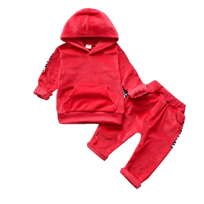 Новинка Сезон весна осень Комплект одежды для маленьких девочек Детские