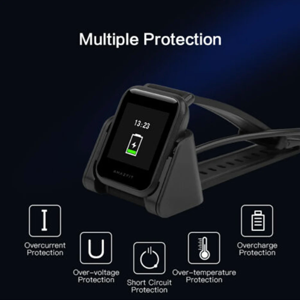 Safe Portable Fast Charger Multifunction Charging Dock Durable Smart Watch Cable USB Travel Replacement For Huami Amazfit Bip |