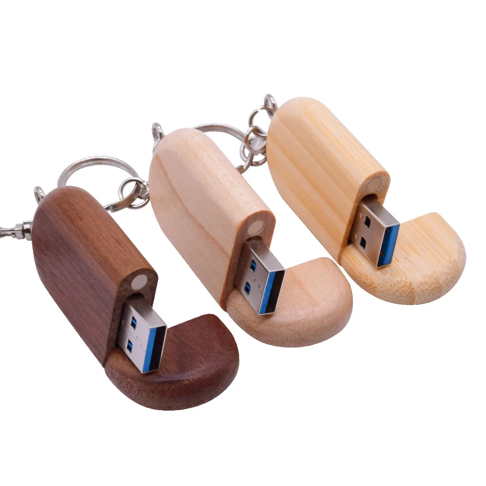 USB 3 0 овальный деревянный с фонариком 64 ГБ 32 16 8 Гб|USB флэш-накопители| |