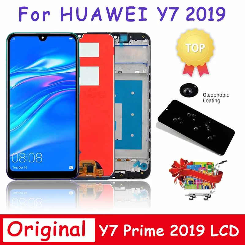 ЖК-дисплей 6,26 дюйма для Huawei Y7 2019, Y7 Pro 2019, дисплей, сенсорный экран, запасные части для Huawei Y7 Prime 2019, фотосессия