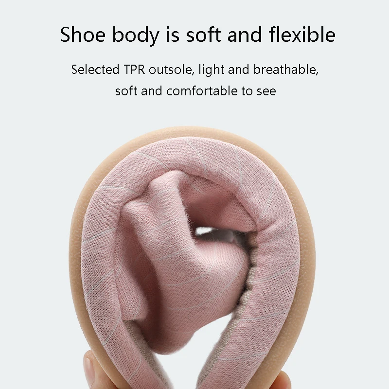 Домашние хлопковые льняные тапочки Новые Нескользящие с открытым носком удобная