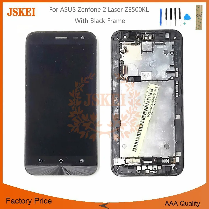 5 дюймов для ASUS Zenfone 2 Laser ZE500KL ЖК дисплей + сенсорный экран дигитайзер сборка Замена