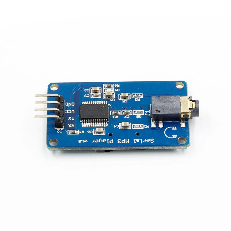 YX5300 MP3 музыкальный плеер Модуль UART TTL серийный для MP3/WAV Micro SD/SDHC карты 43 мм x 25 |