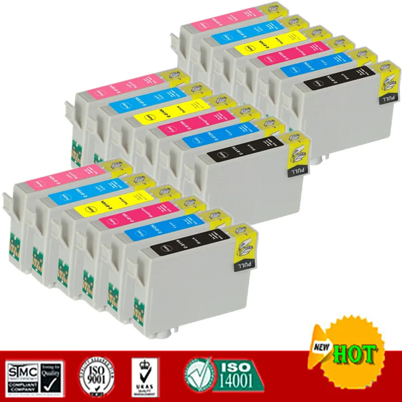 Совместимый чернильный картридж для Epson T0811N T0816N подходит Stylus Photo T50 R290 R295 R390 RX590 RX610
