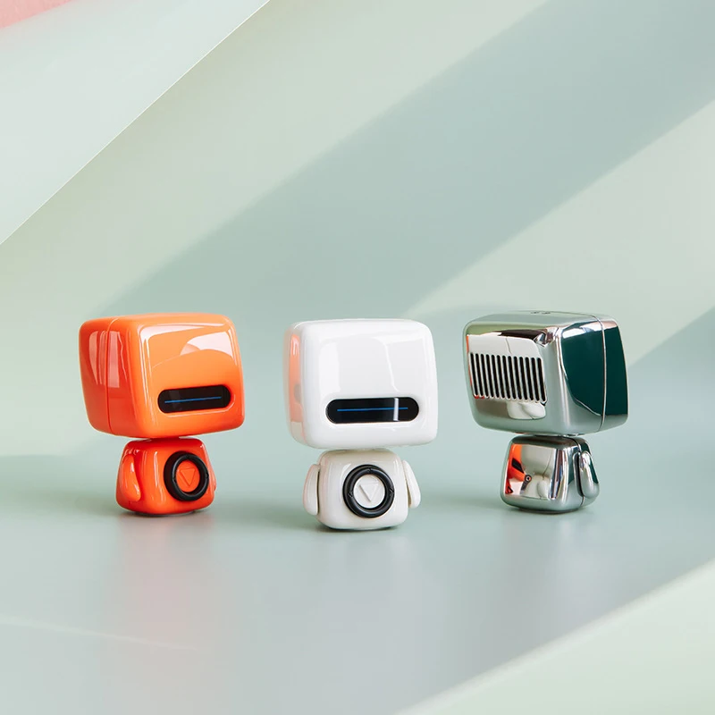 

Cartoon Robot Bluetooth Speaker Mini Portable Wireless Bluetooth 5.0 Smart Speaker Remote Wireless Selfie Bluetooth Speaker