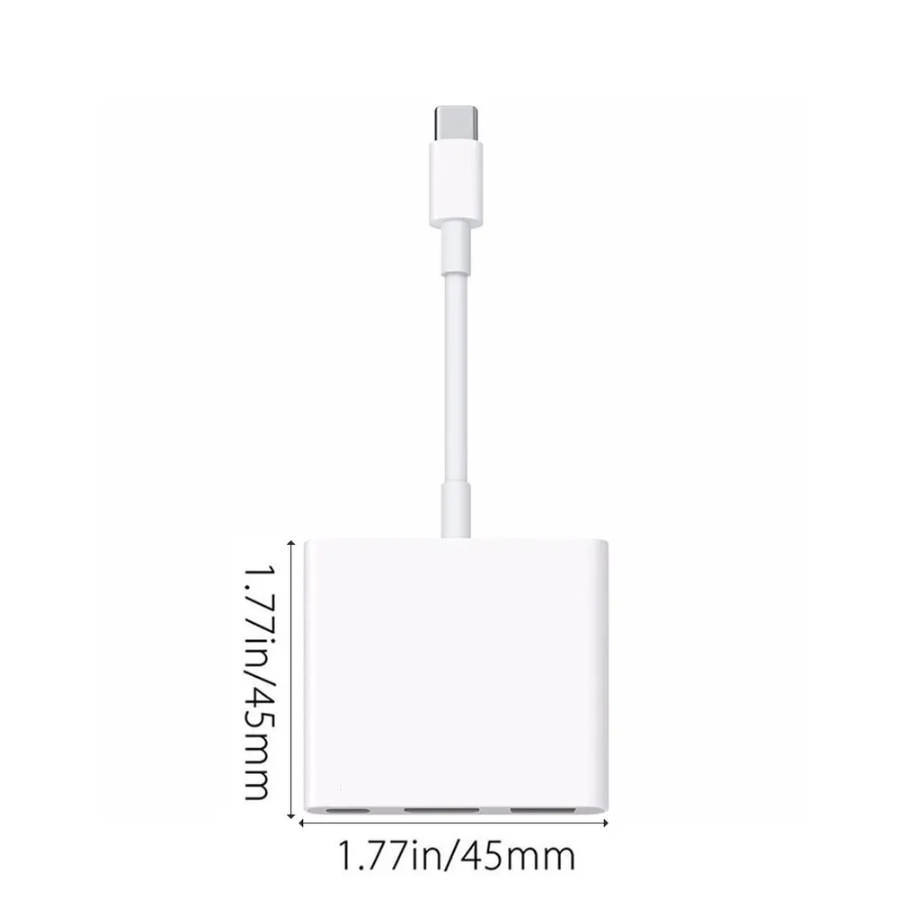 Для Apple USB C цифровой AV многопортовый адаптер цифровые аксессуары|Адаптеры AC/DC| |