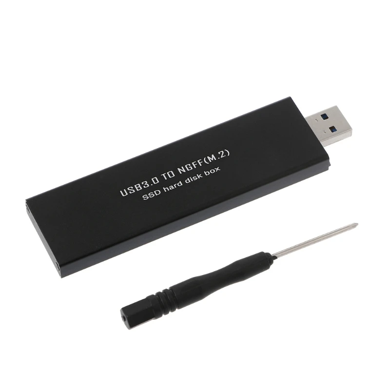 

Черный переносной корпус для SSD SATA 2280 M.2 SATA