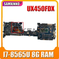 ux450fdx motherboard for asus ux450fdx ux450fd ux450f laptop mianboard mainboard tested w 8gi7 8565u gtx1050 v4g