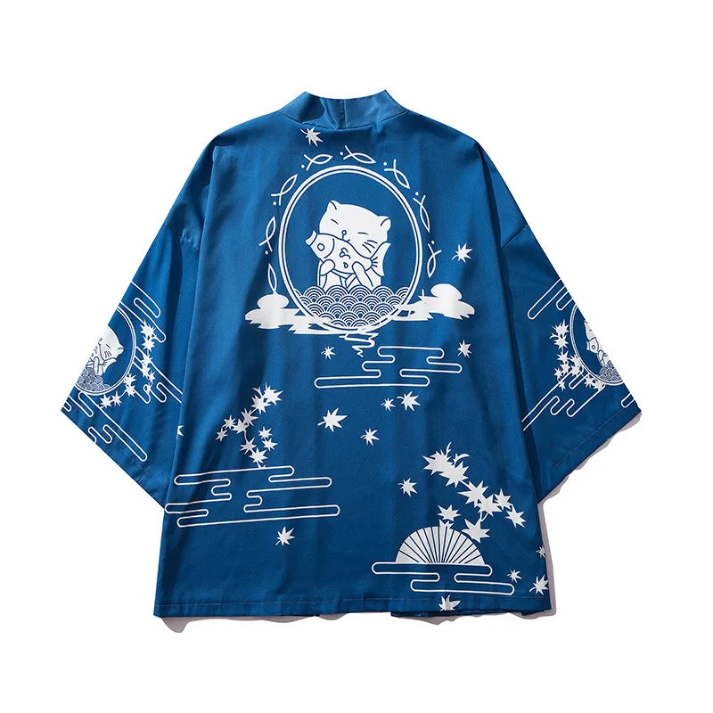 

Autumn Kimono Japanese Traditional Style Samurai Clothing Male Female High-quality Daily Street Lounge