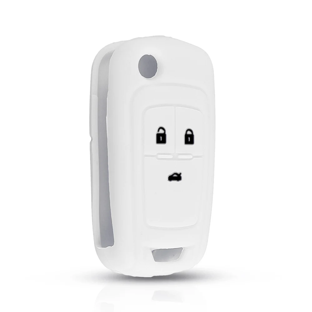 Чехол для автомобильных ключей KEYYOU силиконовый 3 кнопки 50 шт. | Автомобили и