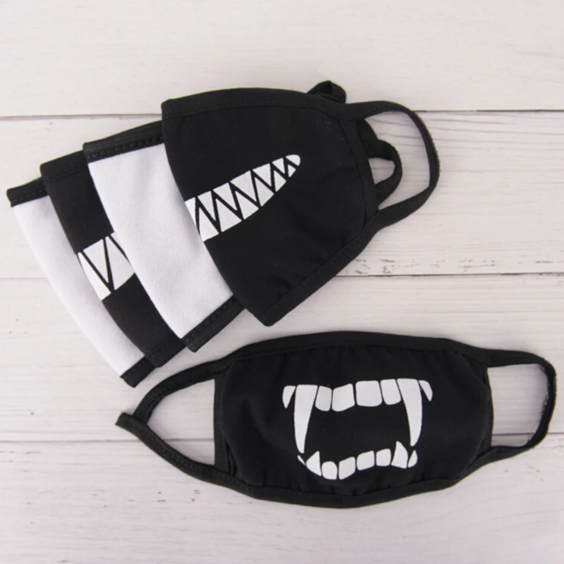 Велосипедная маска для лица 1 шт. черная хлопковая Пылезащитная рта и аниме