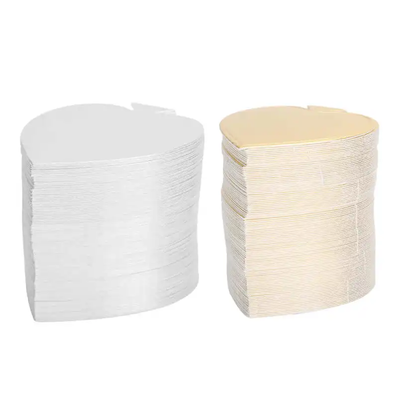 100 шт в форме сердца мини торт Панели мусс картон база десерт Дисплей лоток для