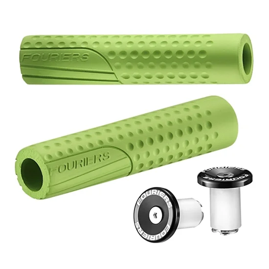 Green Fouriers GP-S001 MTB горный велосипед велосипедный велосипед силиконовая резина поролоновая ручка с ЧПУ - Цвет: Green