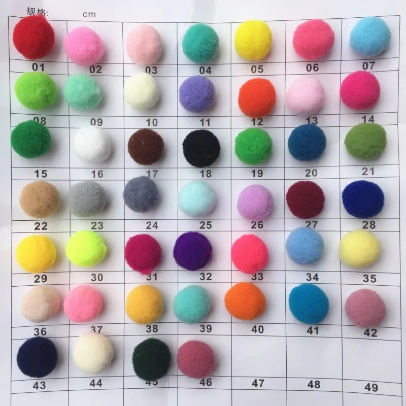 10 мм/2000 шт помпон оптом меховой плюшевый шар для рукоделия DIY мягкая швейная