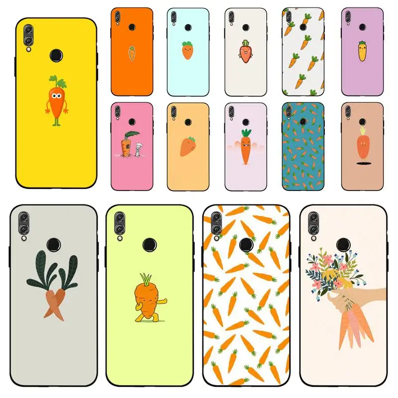 

FHNBLJ carrot Phone Case for Huawei Honor 8 x 9 10 20 V 30 pro 10 20 lite 7A 9lite case