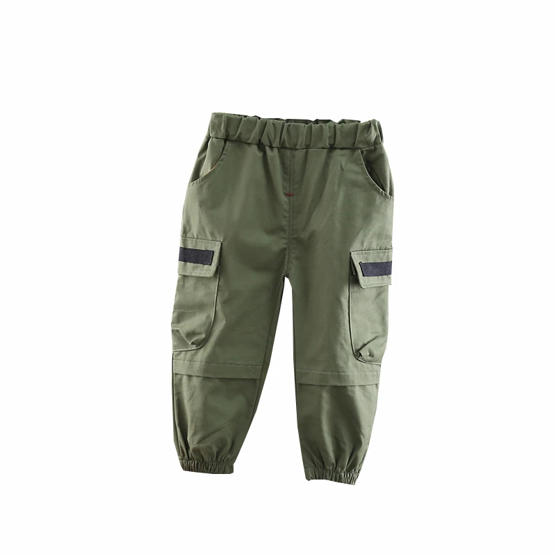 

Новая весенне-осенняя одежда для малышей; Детские модные штаны с карманами для мальчиков и девочек; Повседневная одежда для малышей; Хлопко...