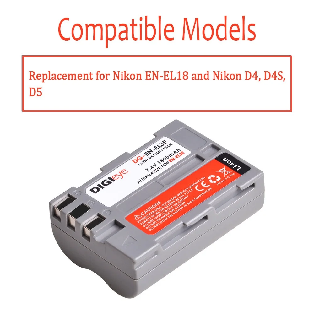 Зарядное устройство EN-EL3e для Nikon EN EL3e EL3 EL3a MH-18 MH-18a D700 D300s D200 D100 D90 D80 D70 MH-19 MB-D200 |