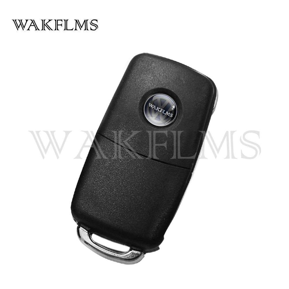 2 кнопки флип дистанционный Автомобильный ключ 434 МГц для Volkswagen VW Amarok Transporter 2011 2016