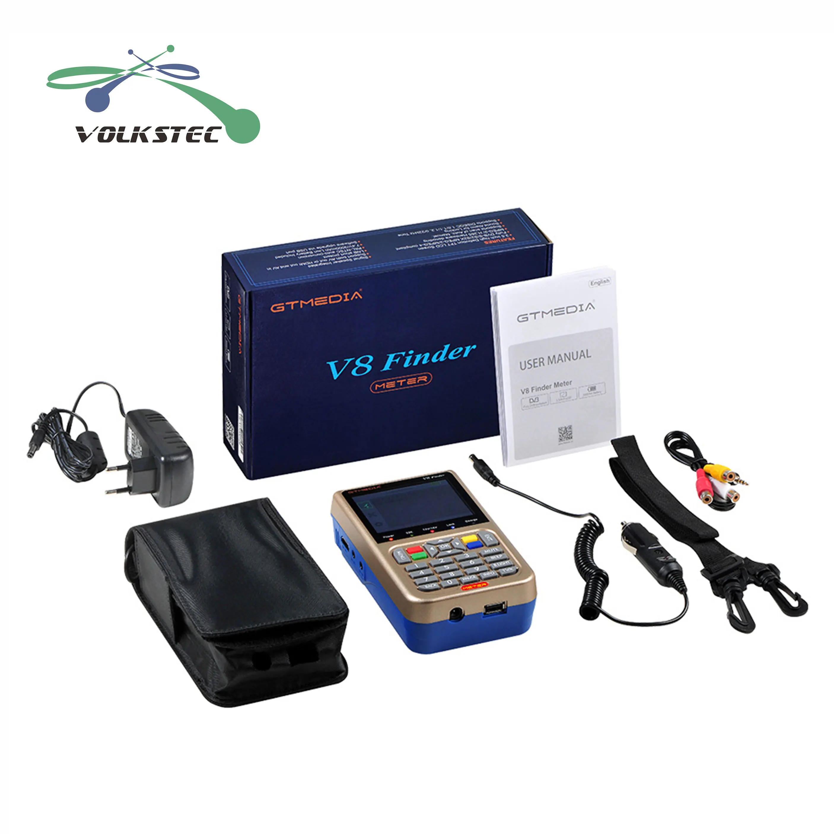 

DVB-S/S2/S2X V8 Finder Meter Digital Satellite Finder HD 1080P Receptor TV Sat Signal Receiver Decoder Location Finder Free ship