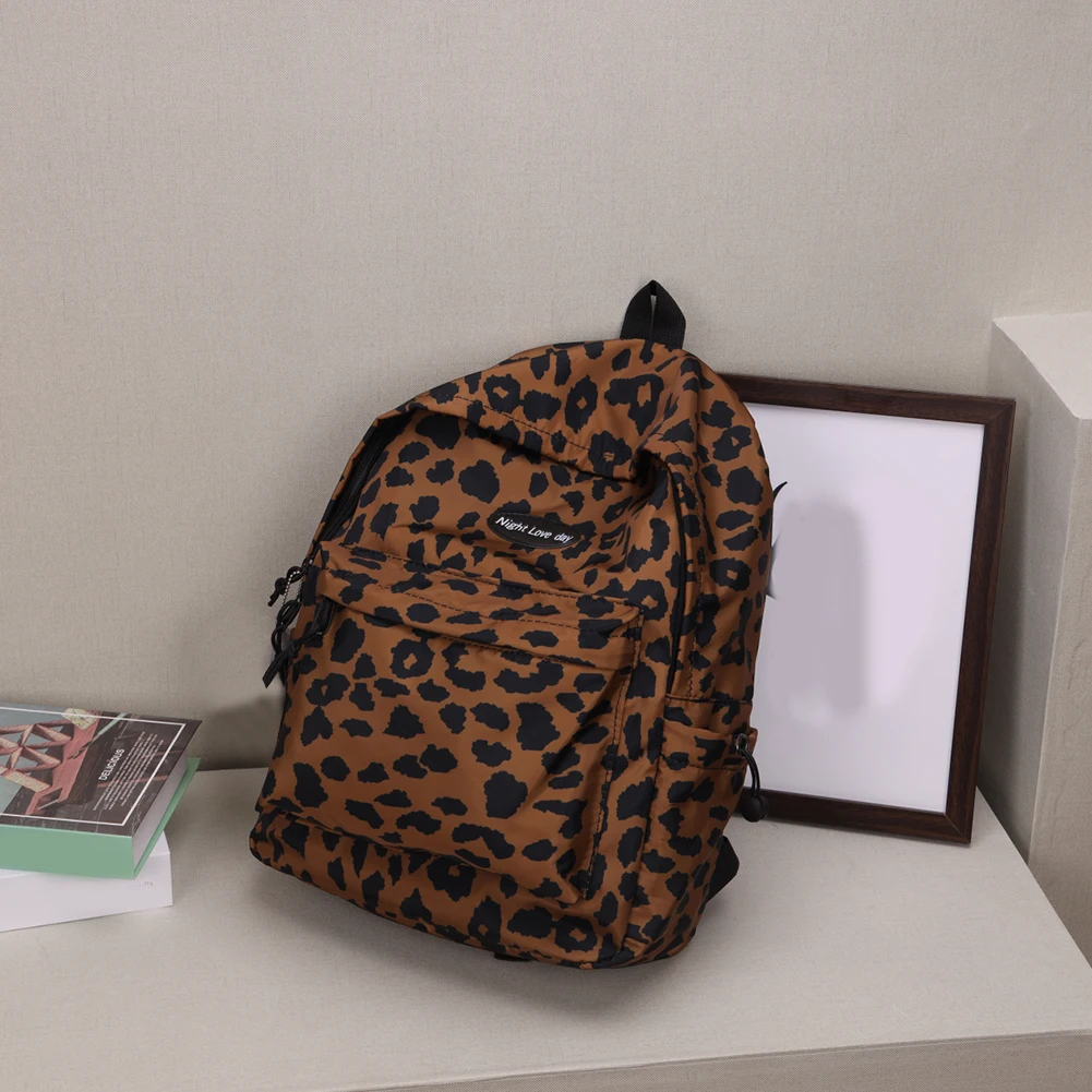 Фото Женский рюкзак с принтом зебры леопардовой расцветки | Багаж и сумки