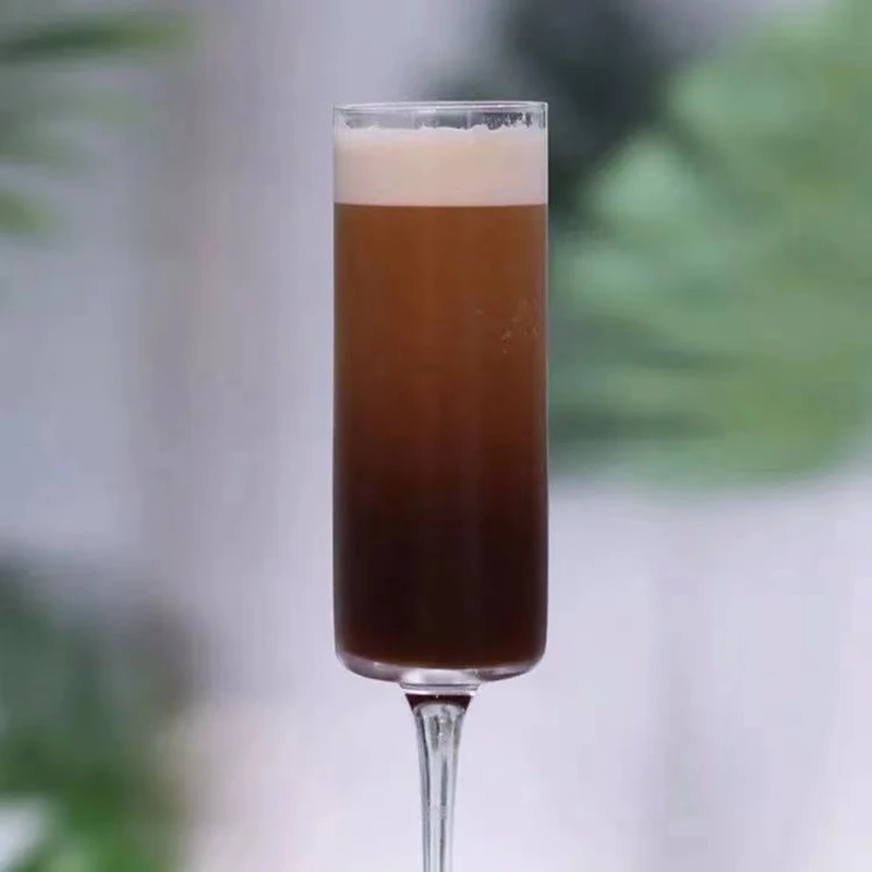 

2PCS/lotRestaurant High Appearance Level Tall Cocktail Glass Champagne Glass Iced Coffee Drink Glass