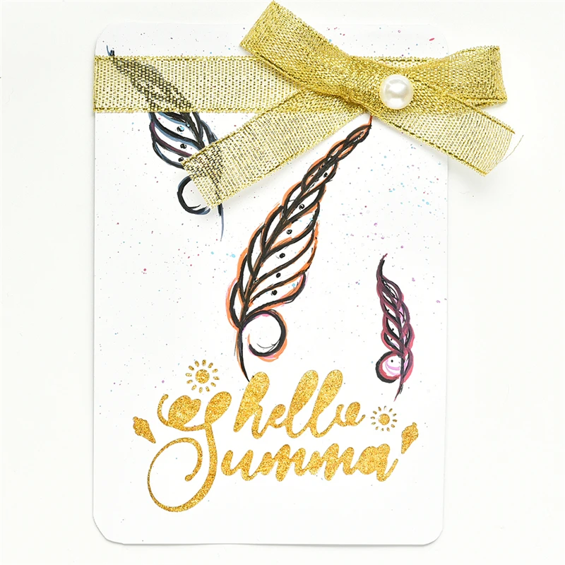 Штампы YaMinSanNiO Hello Word для резки металла новые штампы скрапбукинга альбома