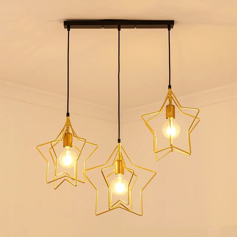 

Nordic Creative Personality Single Head Led Restaurant Lamps Kitchen Living Room Table Lamp Bar Lighting Cafe Bar Chandelier