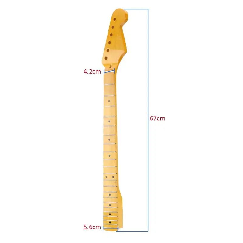 1pc ahorn holz elektrische gitarre neck 22 fret für fender tele teile ersatz gitarre teile und zubehör free global shipping