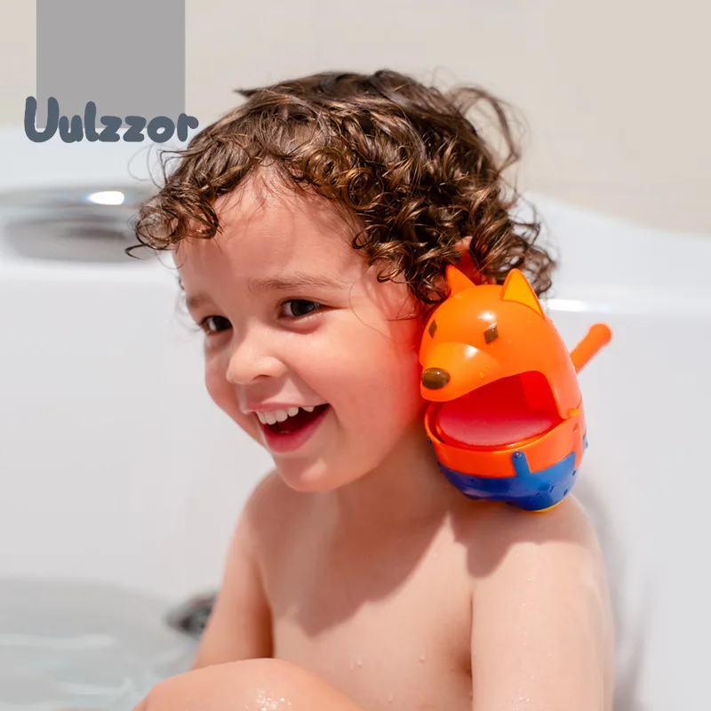 Уличная машина для жидкости с пузырьками цыпленка лисицы детская игрушка ванны устройство купания мыла