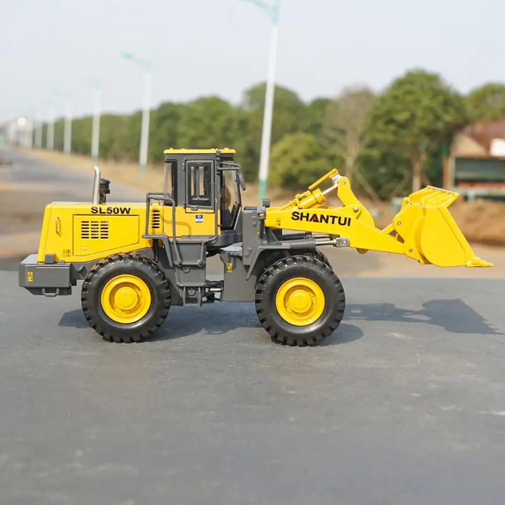Масштаб 1/35 SHANTUI SL56H колесный погрузчик литые модели коллекционная игрушка