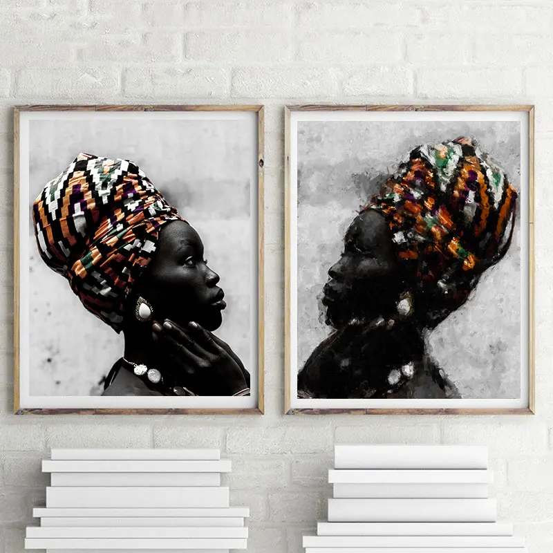 Картина маслом в африканском стиле|Рисование и каллиграфия| |