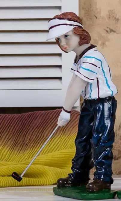 Мебель для гольфа ручной работы в европейском стиле смоляная ручная работа