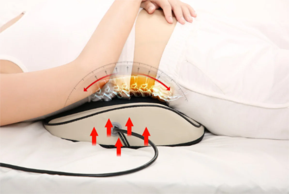 Электрический массажер для талии инструмент защиты с подогревом и импульсной