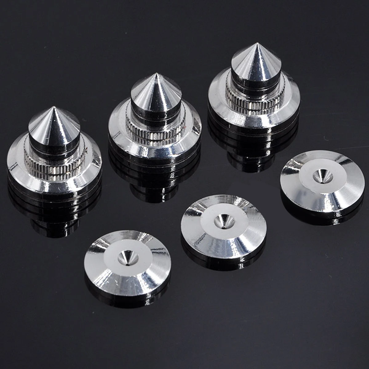 4 комплект динамиков чистая медь накладки шипы подставка для ног Hi-Fi динамик DAC