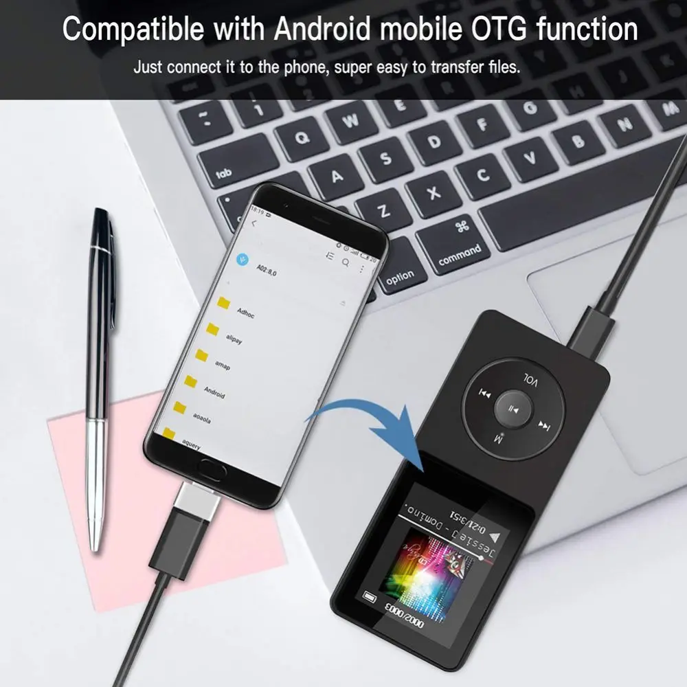 64GB Sport Walkman MP3 MP4 Player BT4.0 Lossless Sound Video In Mic 1.8&quot Student E-book HIFI Music Players with Speaker - купить по