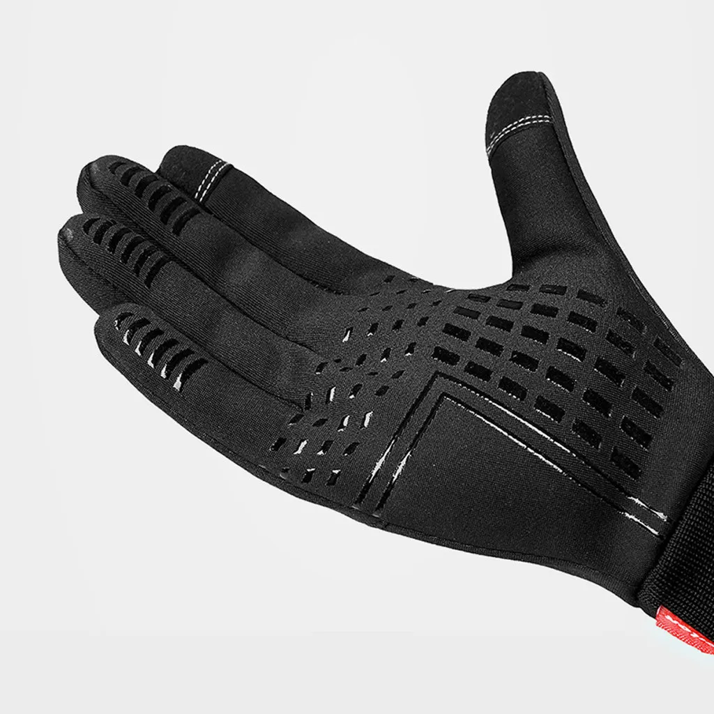 Теплые универсальные спортивные митенки Перчатки mtb из микрофибры зимние