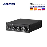 aiyima tpa3221 mm phono amplifier 100wx2 home theater turntable phonograph preamp hifi stereo mini amp treble bass tone control